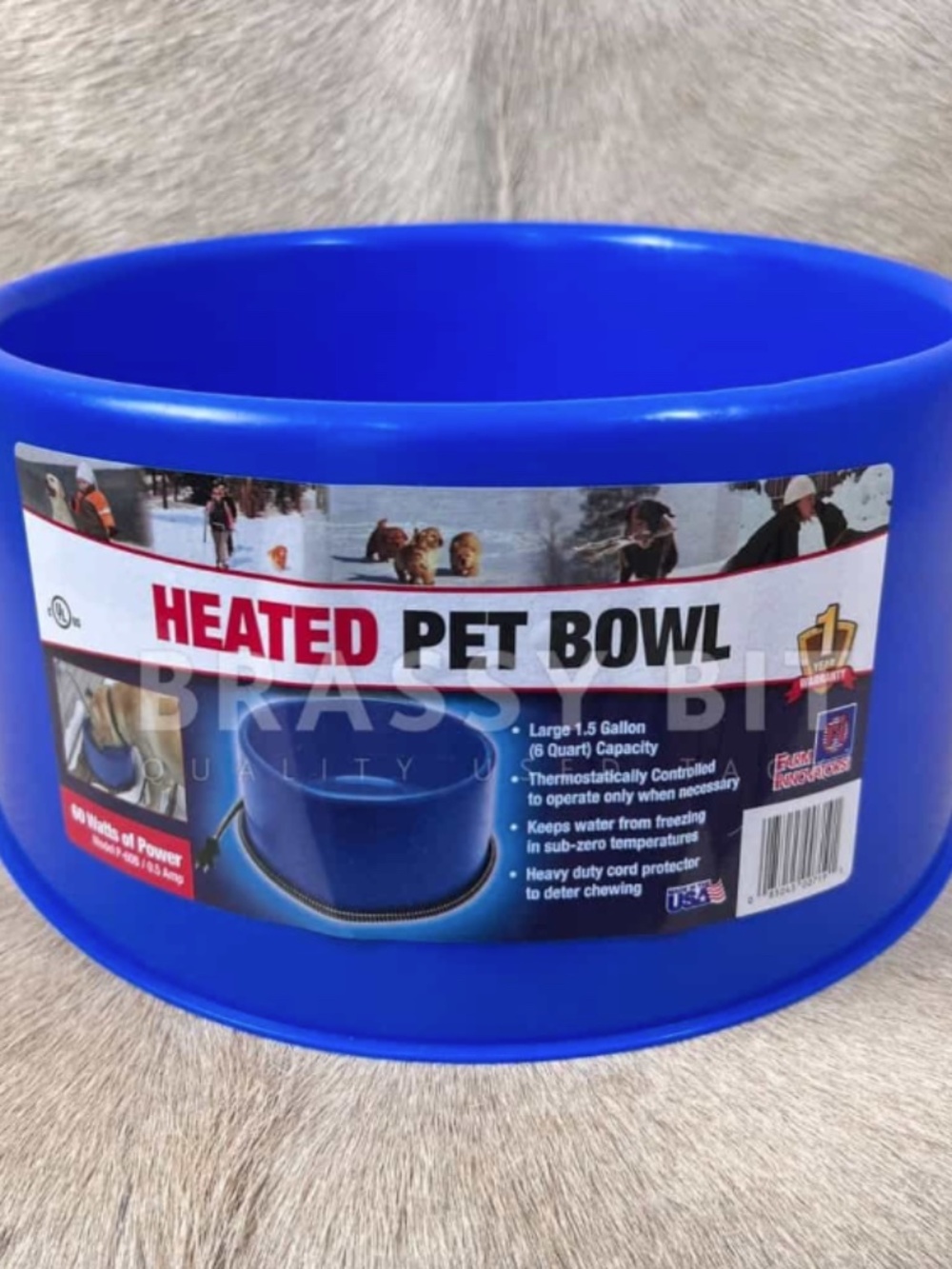 Heated Pet Animal Water Bowl